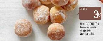 Match Mini beignets offre