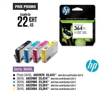 Série 364xl hp