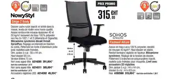 Plein ciel Siège z body nowystyl, fauteuil altum sohos offre
