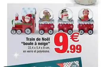 Bazarland Train de noël offre
