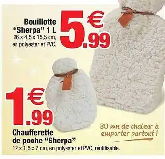 Bazarland Bouillotte offre