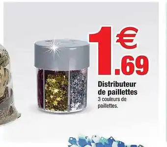 Bazarland Distributeur de paillettes offre