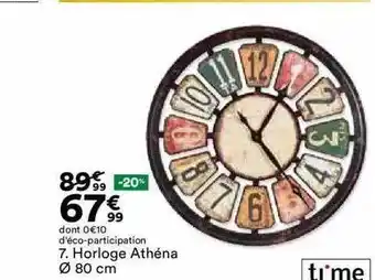 Horloge athéna ø 80 cm