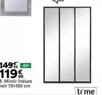 BUT Miroir induza noir offre