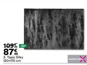 BUT Tapis silky 120x170cm offre