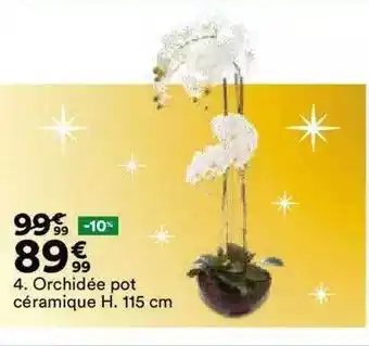 BUT Orchidée pot céramique h. 115cm offre
