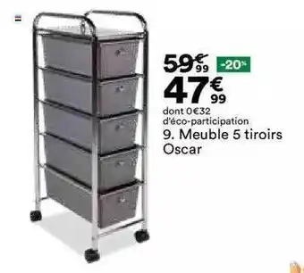 BUT Meuble 5 tiroirs oscar offre