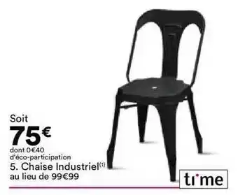 Chaise industriel