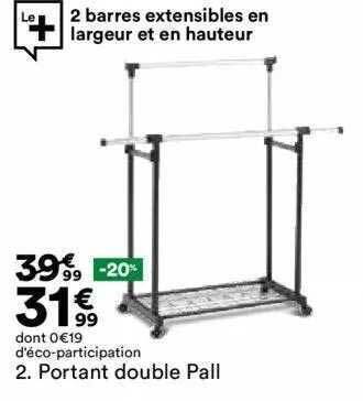 BUT Portant double pall offre
