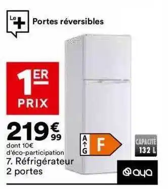 BUT Réfrigérateur 2 portes offre