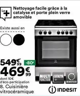 BUT Ciusinière vitrocéramique indesit offre
