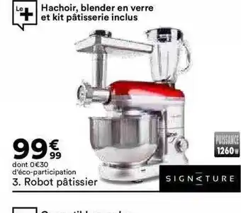 BUT Robot pâtissier signature offre