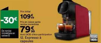 BUT Expresso à capsules offre