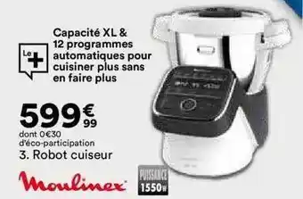 BUT Robot cuiseur moulinex offre