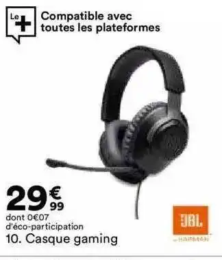 BUT Casque gaming jbl offre