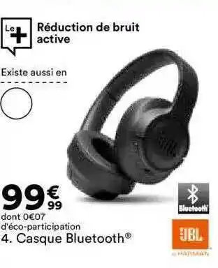 BUT Casque bluetooth jbl offre