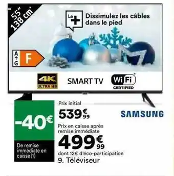 BUT Téléviseur samsung offre