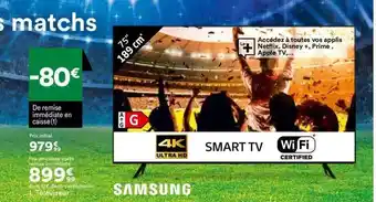 BUT Téléviseur samsung offre