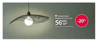 Conforama Suspension vagala ø.60.5 cm offre