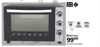 Conforama Mini-four far offre