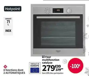 Four multifonction catalyse hotpoint