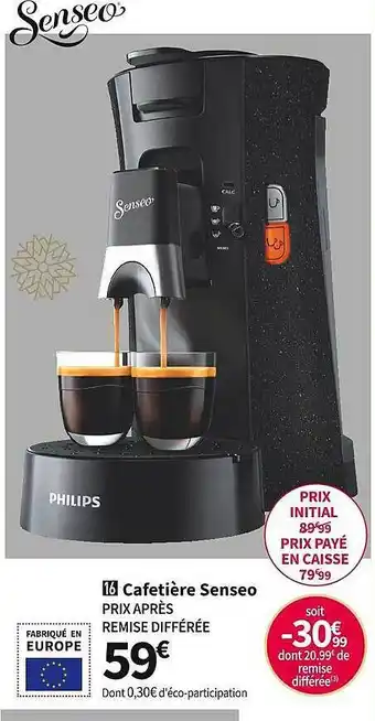 Conforama Cafetière senseo offre