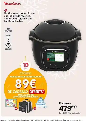 Conforama Cookeo moulinex offre