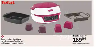Conforama Cake factory tefal offre