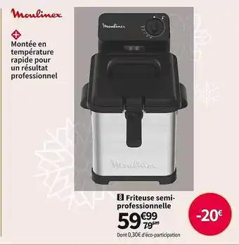 Conforama Friteuse semi-professionnelle moulinex offre