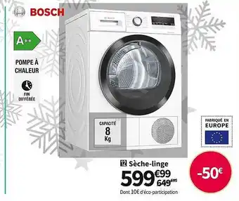Conforama Sèche-linge bosch offre