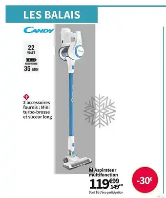 Conforama Aspirateur multifonction candy offre