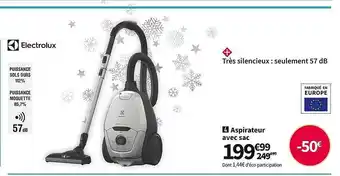 Aspirateur avec sac electrolux