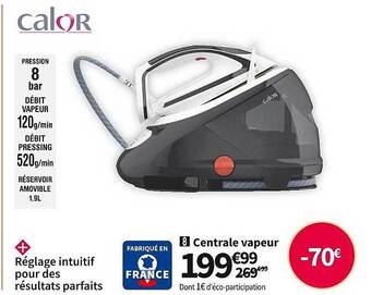 Conforama Calor centrale vapeur offre