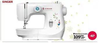 Conforama Singer machine à coudre offre