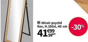 Conforama Miroir psyché rex offre