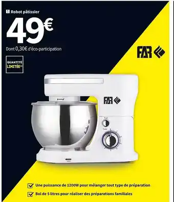 Conforama Far robot pâtissier offre