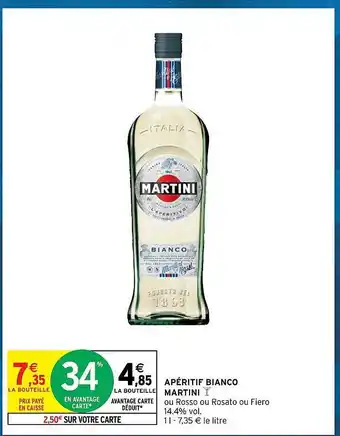 Intermarché Express Apéritif bianco martini offre