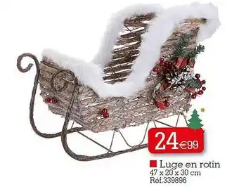 Kandy Luge en rotin offre