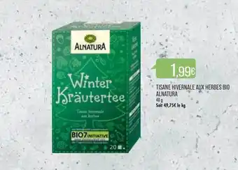 Match Tisane hivernale aux herbes bio alnatura offre