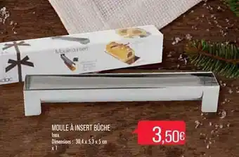 Match Moule à insert bûche offre