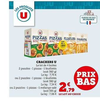 Super U Crackers u offre