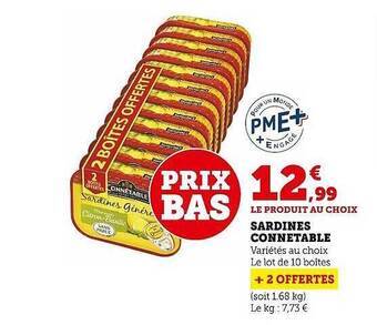 Sardines connetable