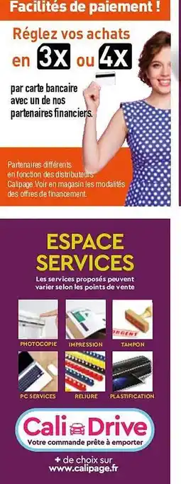 Espace service