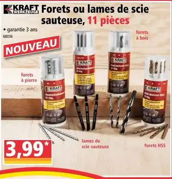Norma Forets ou lames de scie sauteuse offre