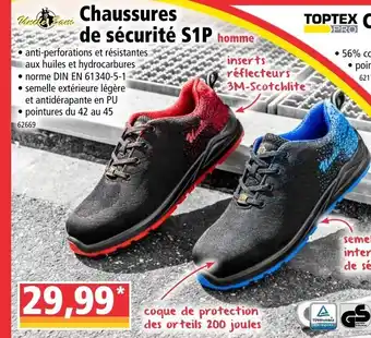 Chaussures de sécurité S1P