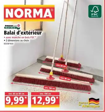 Norma Balai d'extérieur offre