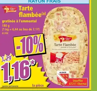 Norma Tarte flambée offre