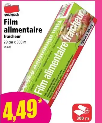 Norma Film alimentaire offre