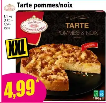 Norma Tarte pommes/noix offre