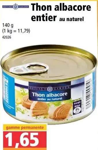 Norma Thon albacore entier offre